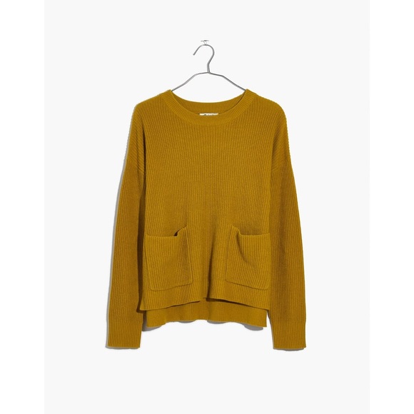 Madewell Patch Pocket Pullover Sweater - Picture 1 of 3